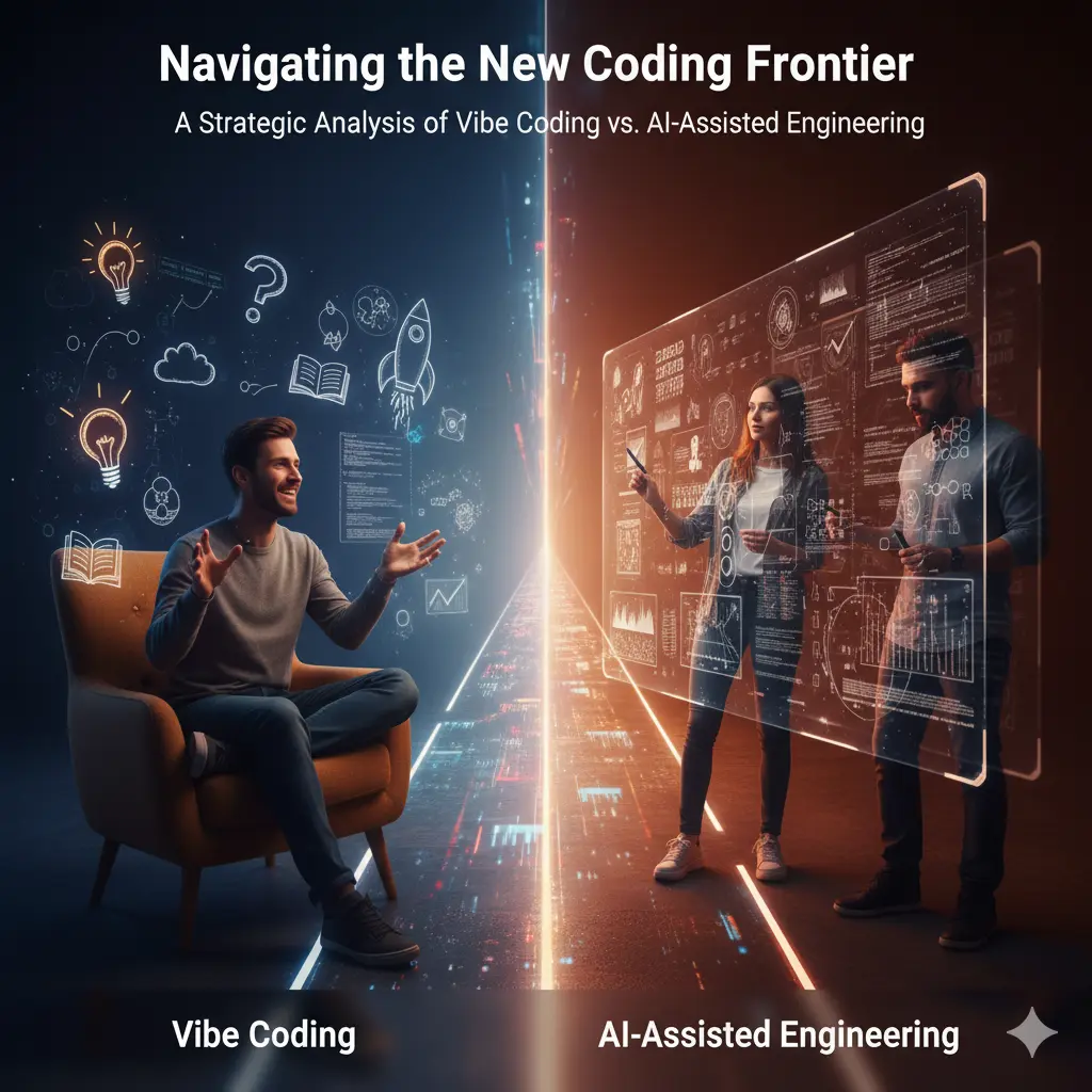 Navigating the New Coding Frontier: A Strategic Analysis of Vibe Coding vs. AI-Assisted Engineering